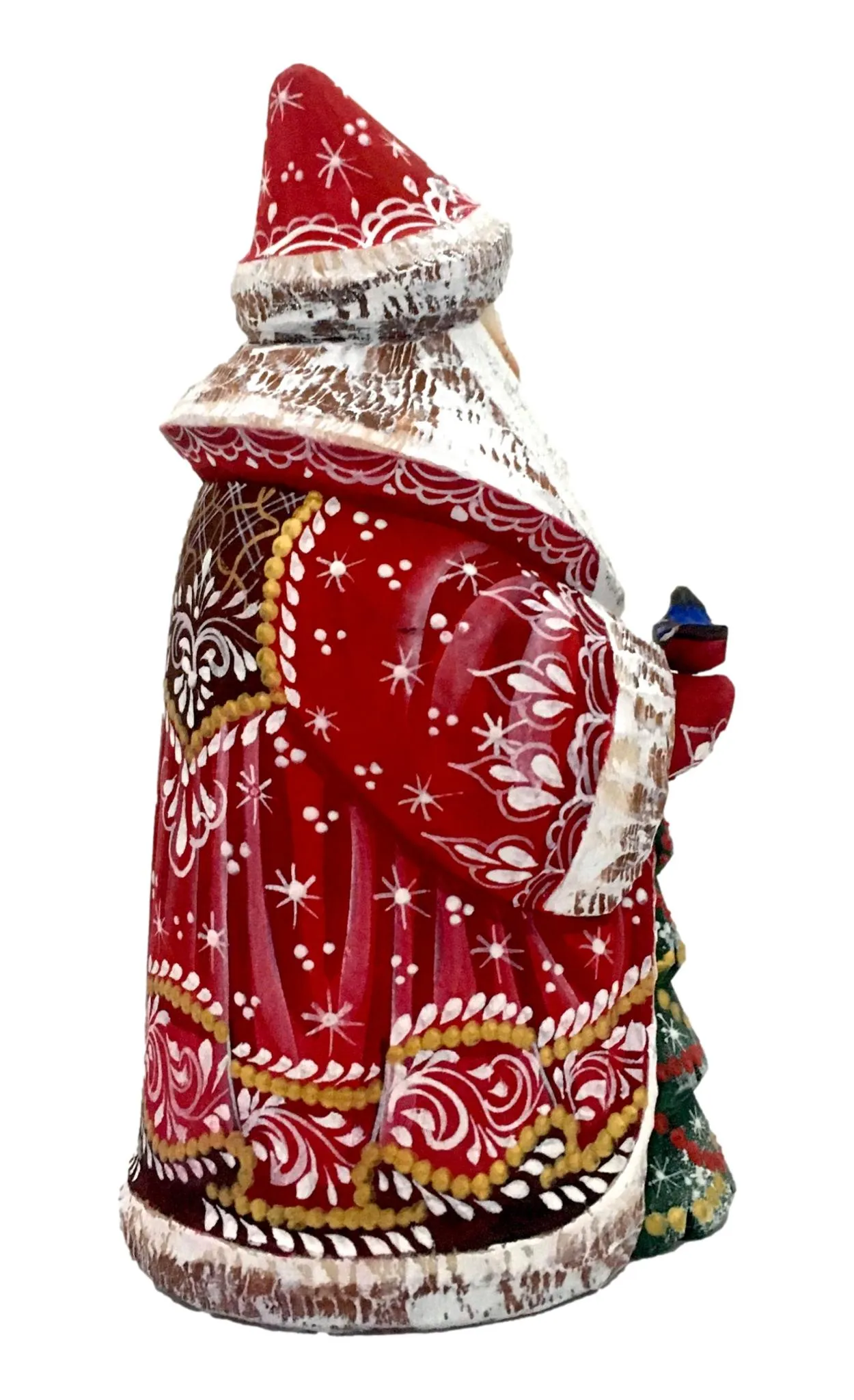 Colorful Santa with Birds