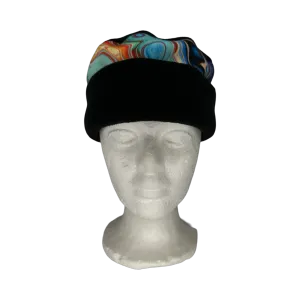 Colorful Swirls Fleece Hat