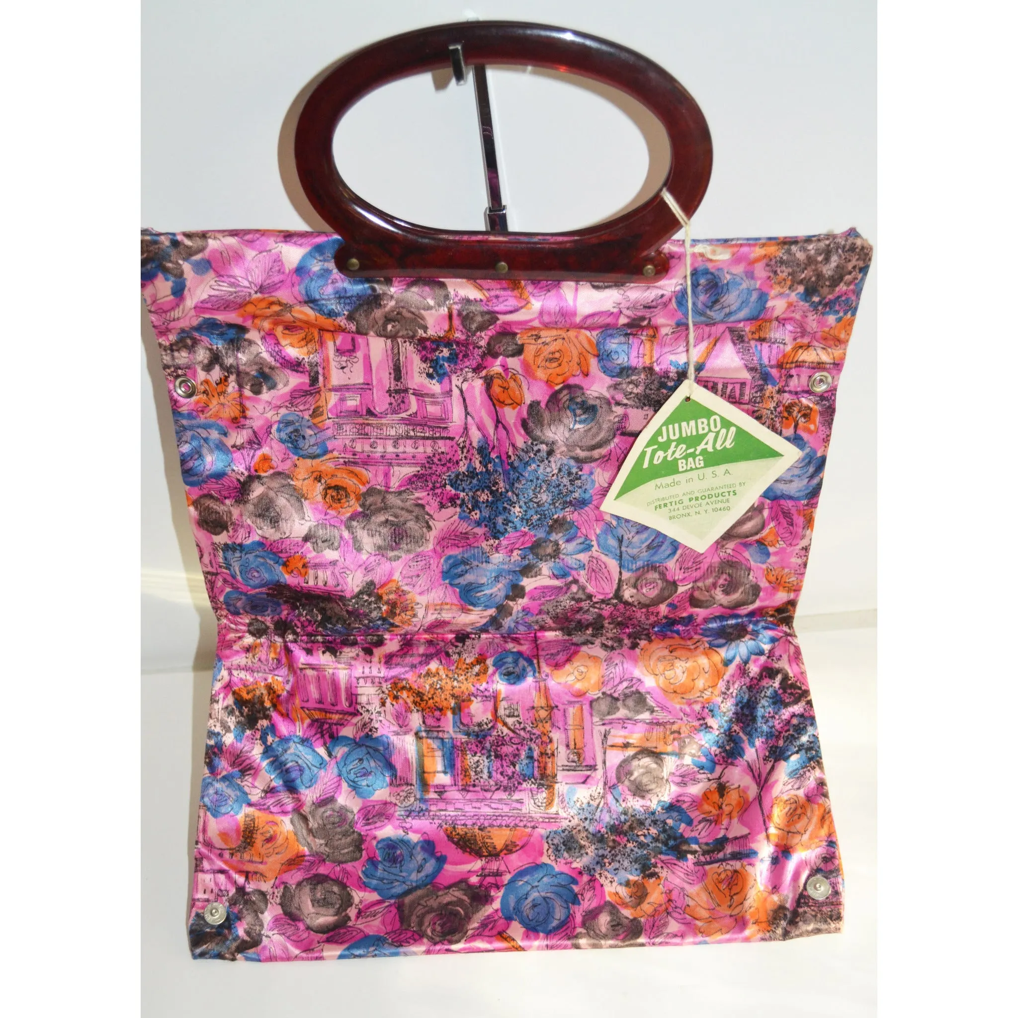 Colorful Tote-All Expandable Bag Purse