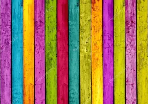 Colorful Wood Stripe  Backdrop