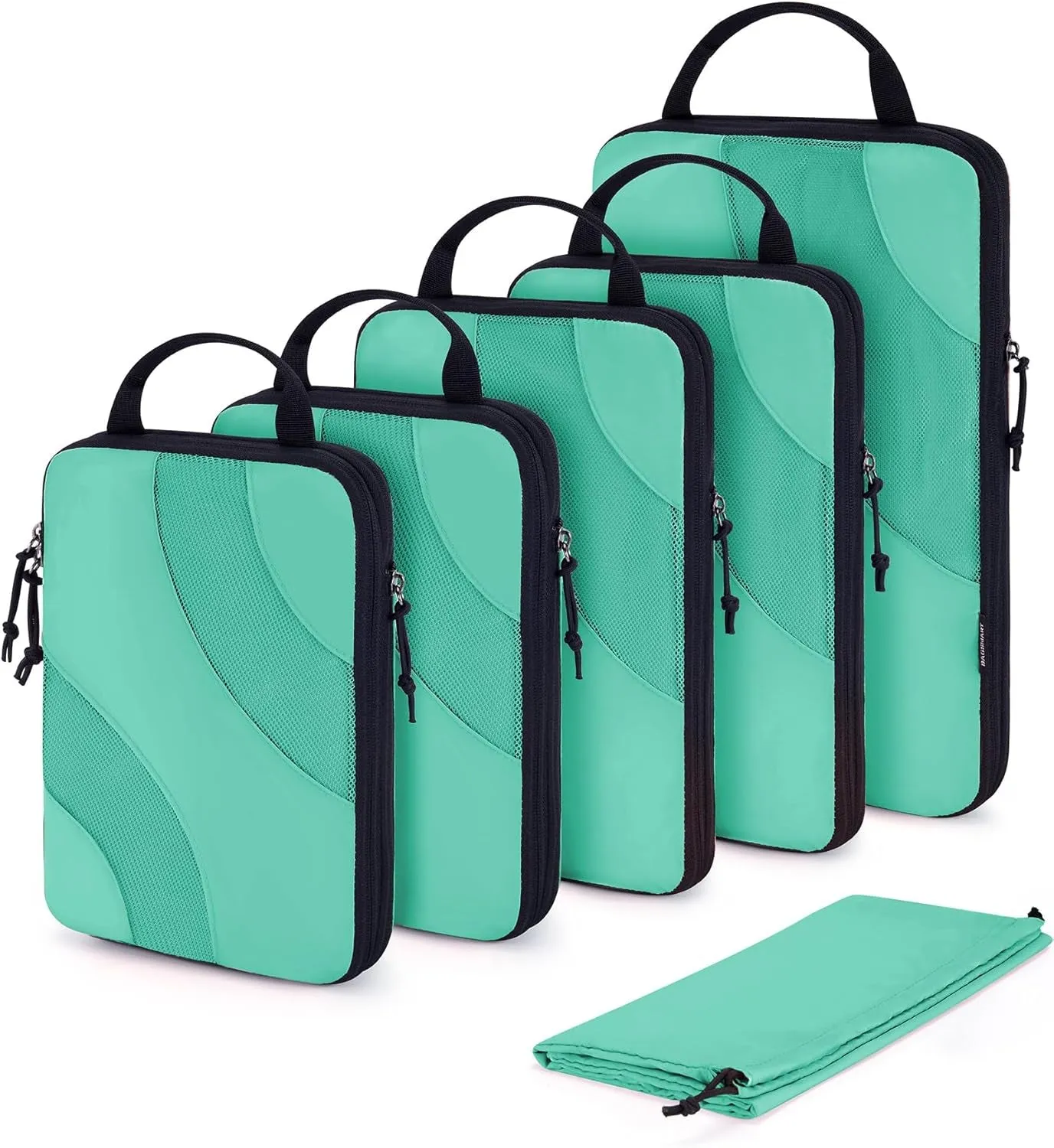 Compression Packing Cubes, 6 Set/4 Set/2 Set Travel Packing Cubes for Carry on Suitcases, Compression Suitcase Organizers Bag Set & Travel Cubes for Luggage, Lightweight Packing Organizers