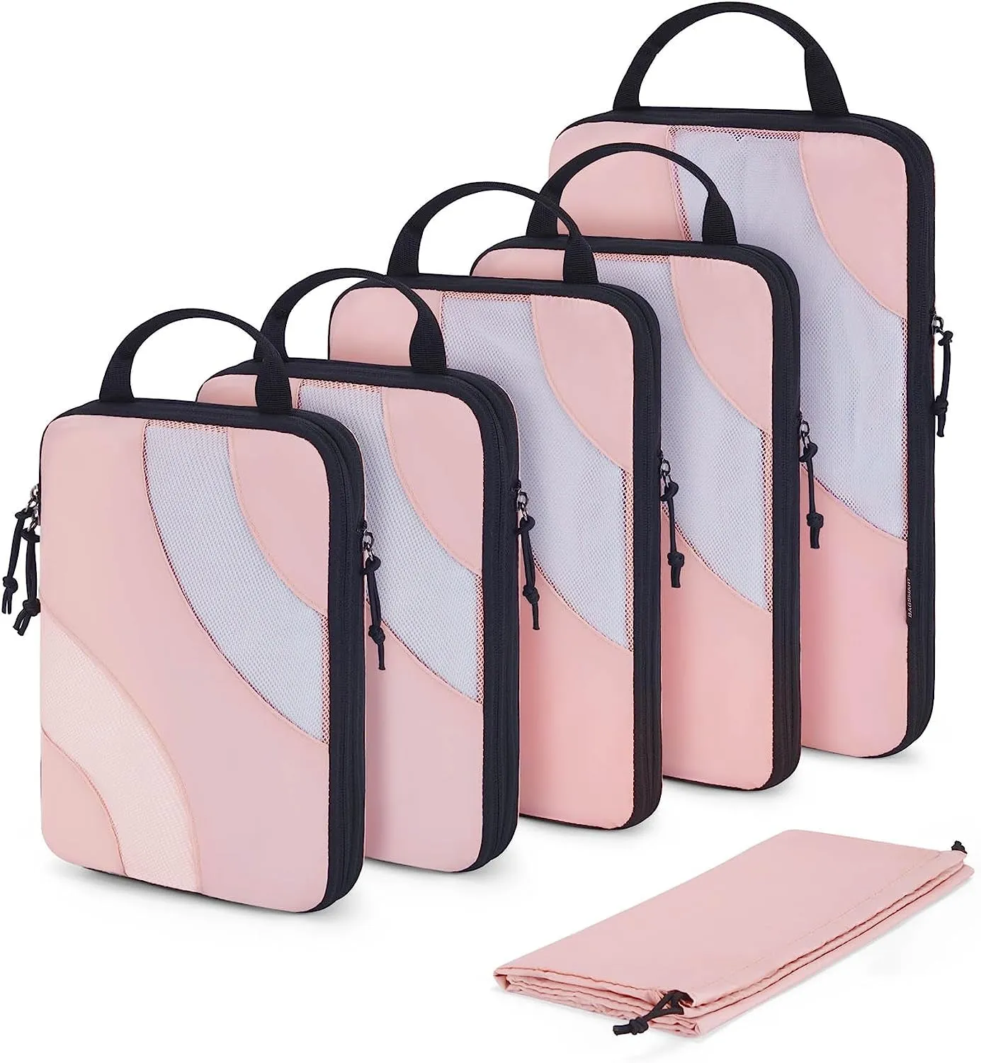 Compression Packing Cubes, 6 Set/4 Set/2 Set Travel Packing Cubes for Carry on Suitcases, Compression Suitcase Organizers Bag Set & Travel Cubes for Luggage, Lightweight Packing Organizers