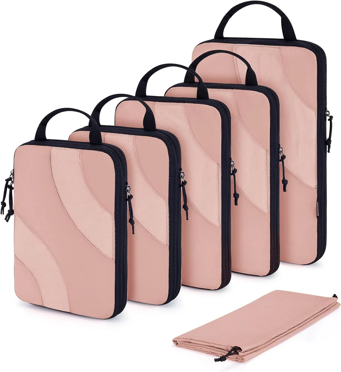Compression Packing Cubes, 6 Set/4 Set/2 Set Travel Packing Cubes for Carry on Suitcases, Compression Suitcase Organizers Bag Set & Travel Cubes for Luggage, Lightweight Packing Organizers