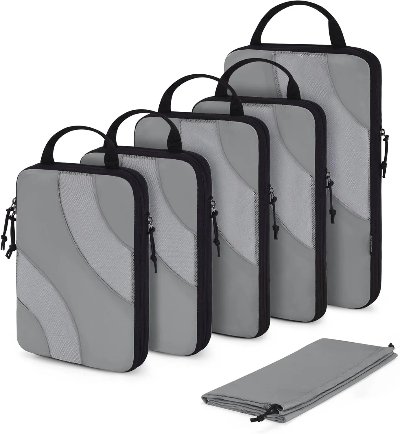 Compression Packing Cubes, 6 Set/4 Set/2 Set Travel Packing Cubes for Carry on Suitcases, Compression Suitcase Organizers Bag Set & Travel Cubes for Luggage, Lightweight Packing Organizers