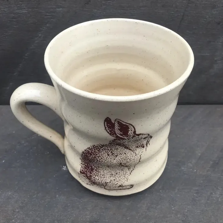 Contemplative Bunny Mug