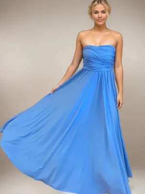 Cornflower Blue convertible Infinity dress Express NZ Wide