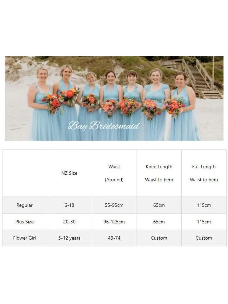 Cornflower Blue convertible Infinity dress Express NZ Wide