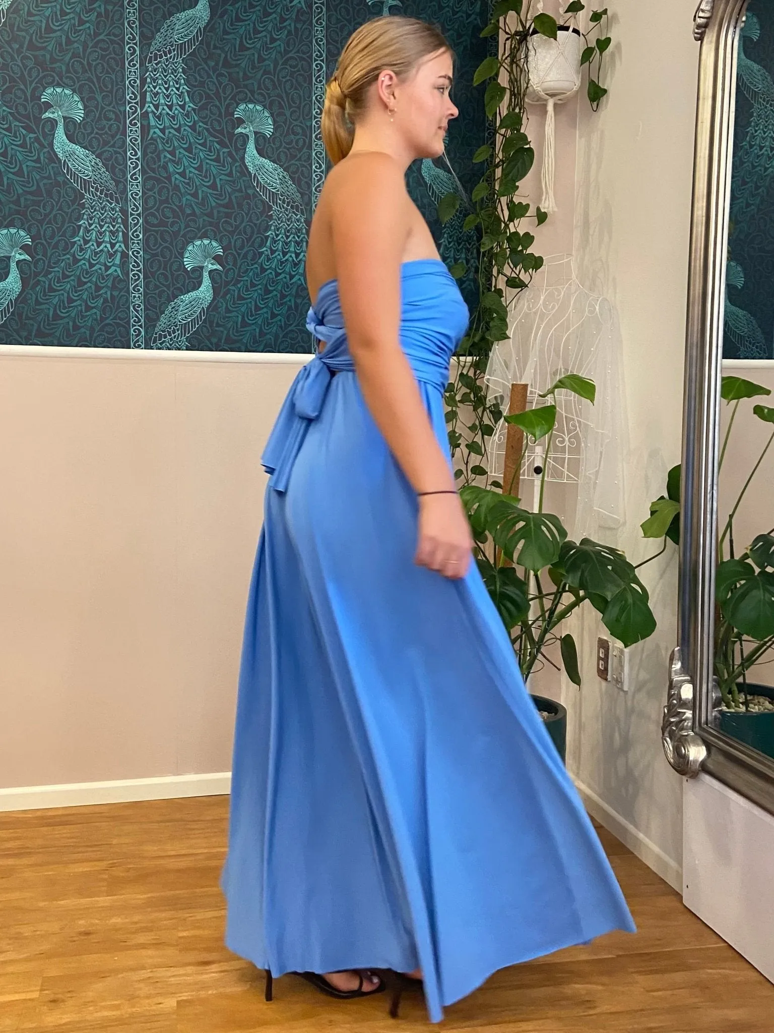 Cornflower Blue convertible Infinity dress Express NZ Wide