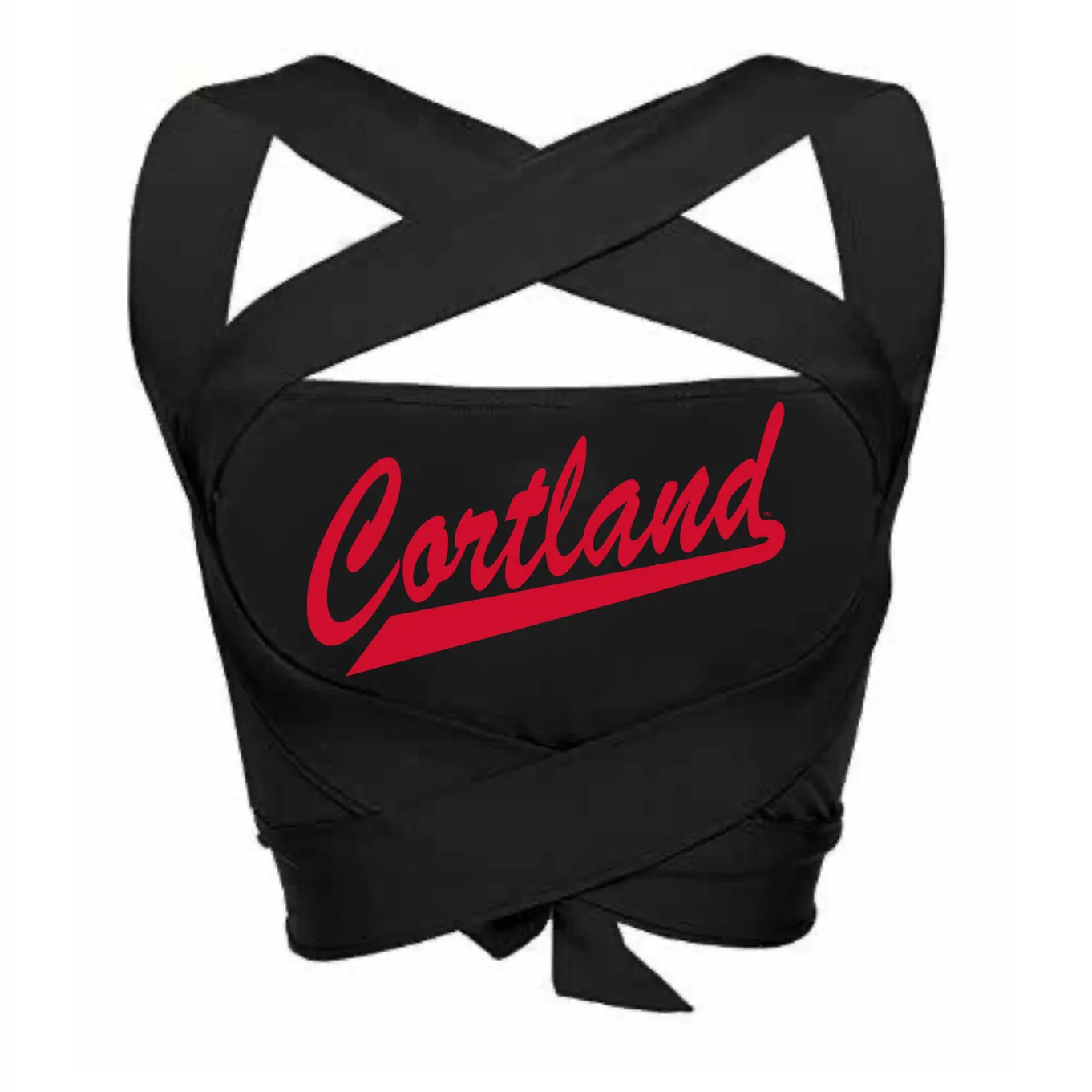 Cortland Black Multi Way Bandeau Top