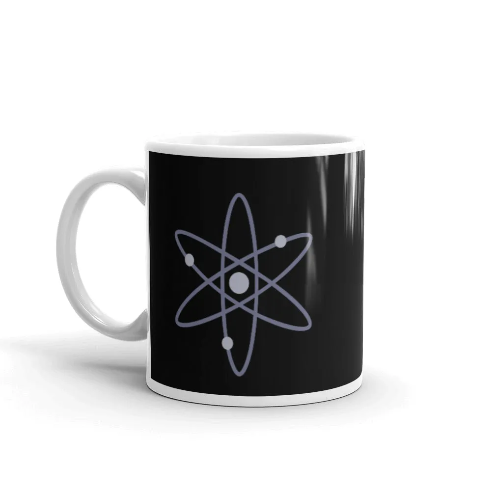 Cosmos White glossy mug