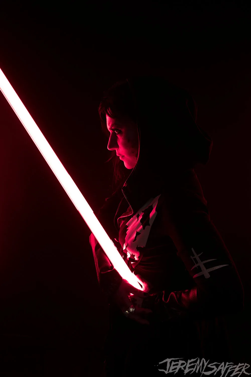 Cristina Scabbia - Darth Cri : Red Shadows - limited edition 8x12 metallic print