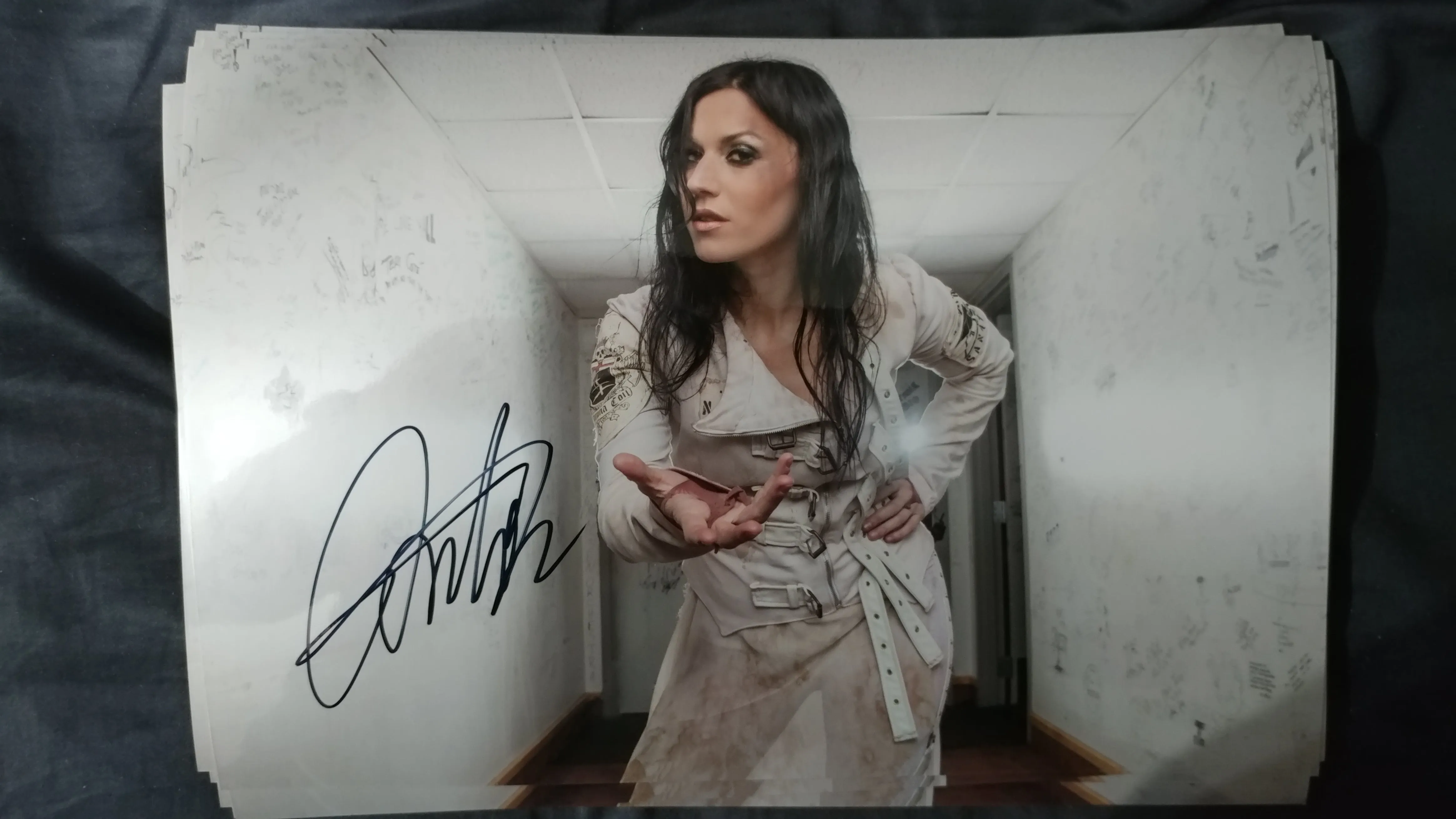 Cristina Scabbia - Welcome - Signed Limited Edition Metallic Print