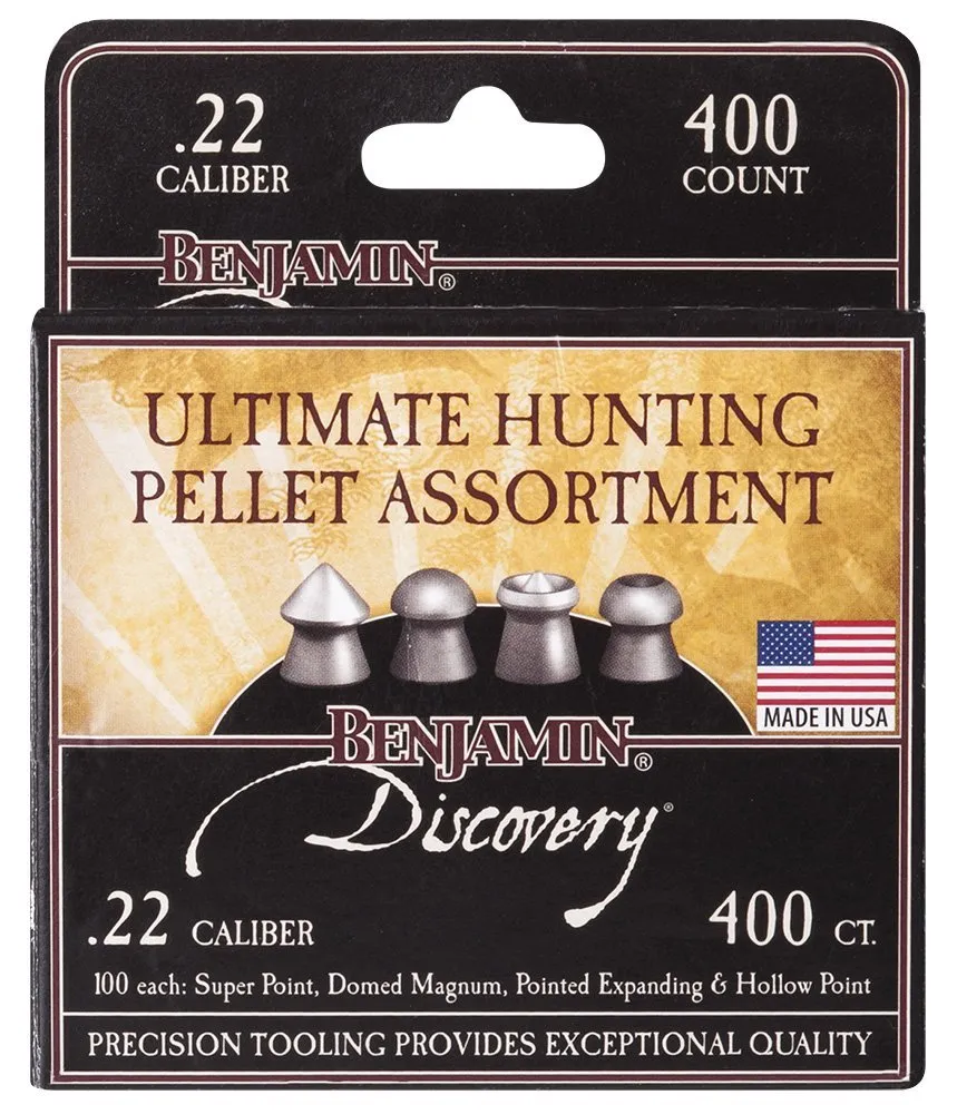 Crosman Benjamin Discovery Ultimate Hunting Pellet Assortment .22
