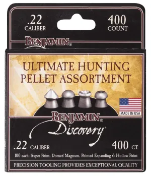 Crosman Benjamin Discovery Ultimate Hunting Pellet Assortment .22