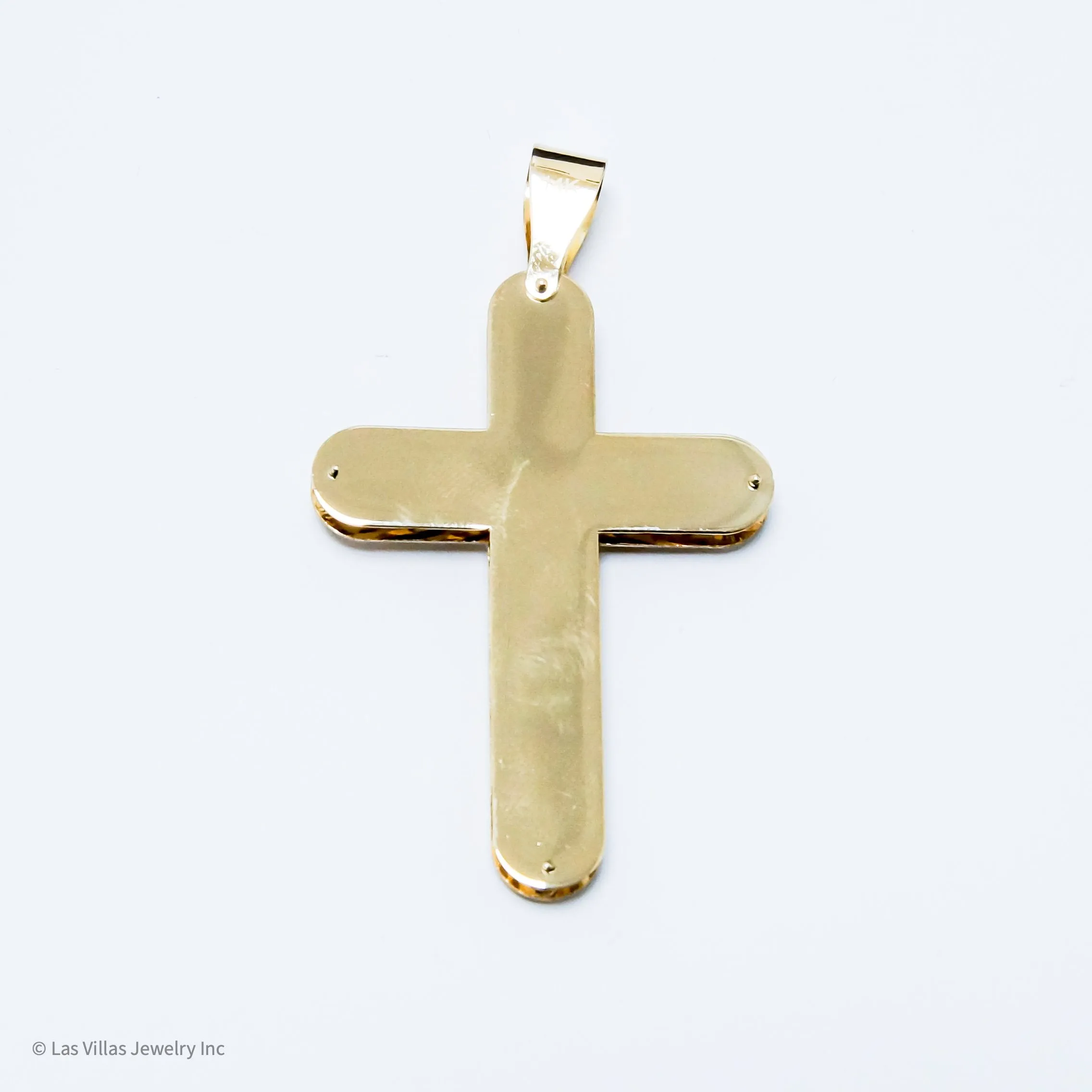 Cross 3D Pendant 14K Gold