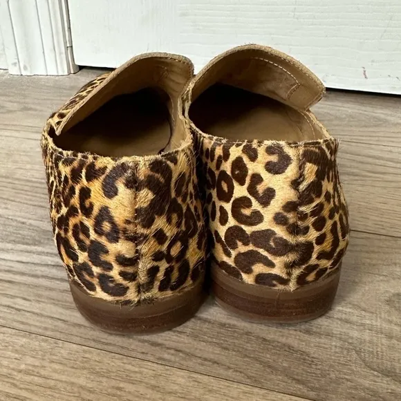 Crown Vintage Carla2 Leopard Print Calf Hair Loafer