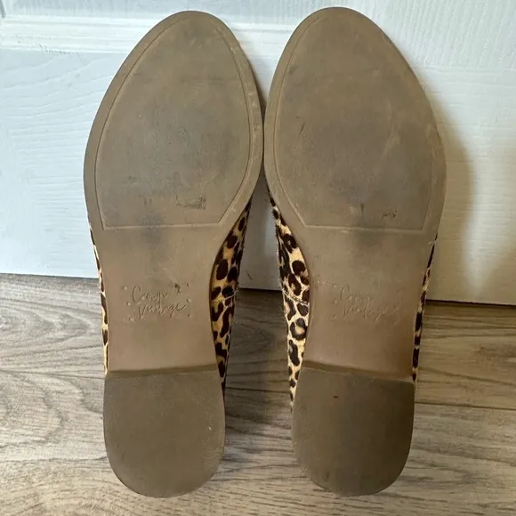 Crown Vintage Carla2 Leopard Print Calf Hair Loafer