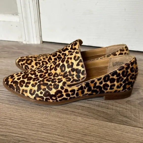 Crown Vintage Carla2 Leopard Print Calf Hair Loafer
