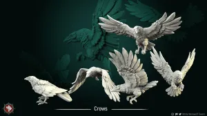 Crows  (5 miniatures)