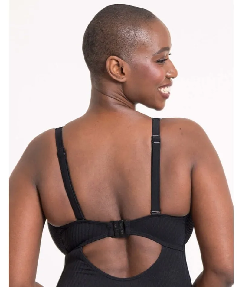 Curvy Kate Jet Set Multiway Plunge Swimsuit - Black
