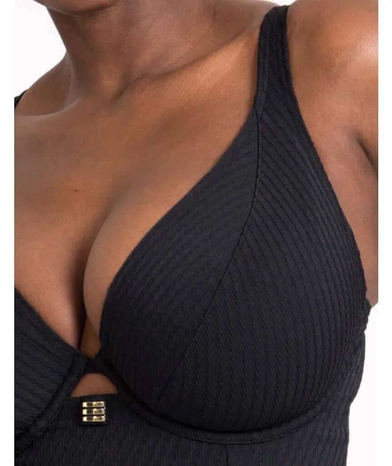 Curvy Kate Jet Set Multiway Plunge Swimsuit - Black