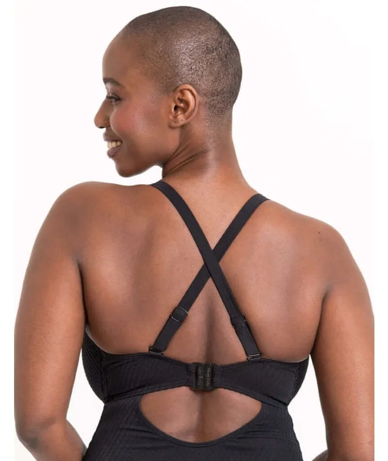Curvy Kate Jet Set Multiway Plunge Swimsuit - Black
