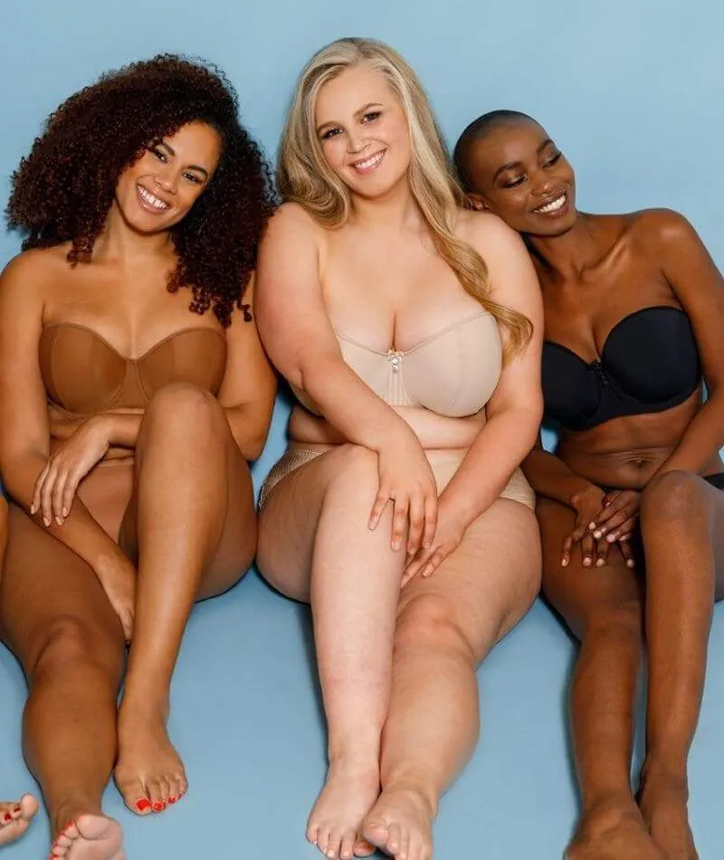 Curvy Kate Luxe Strapless Bra - Biscotti