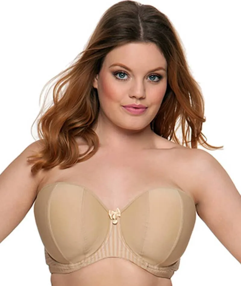 Curvy Kate Luxe Strapless Bra - Biscotti