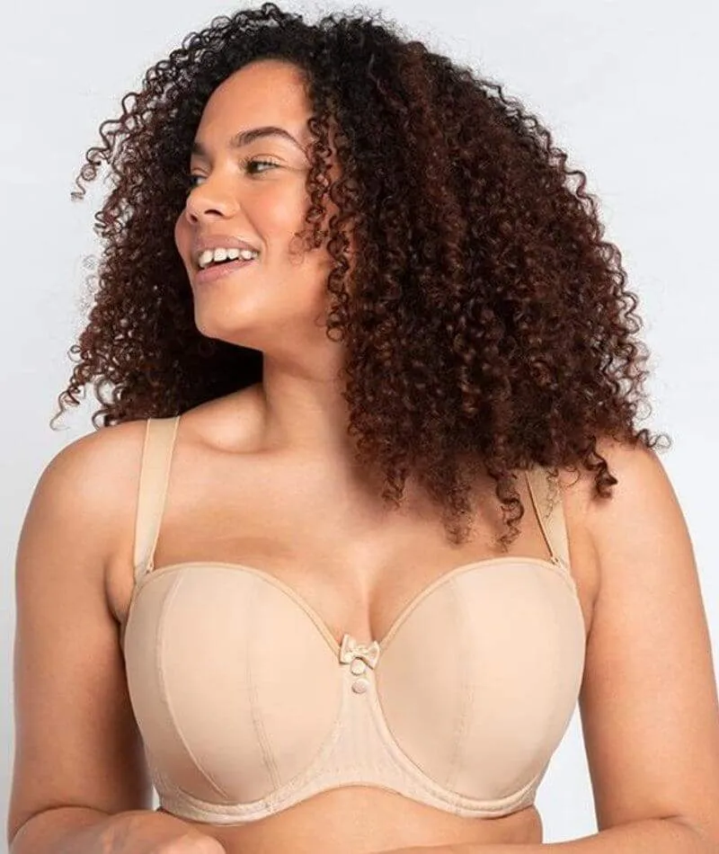 Curvy Kate Luxe Strapless Bra - Biscotti