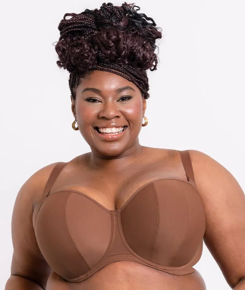 Curvy Kate Luxe Strapless Bra - Caramel