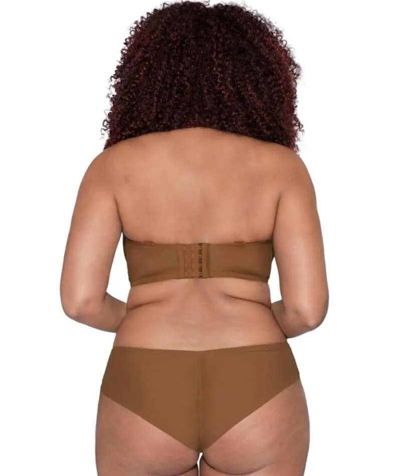 Curvy Kate Luxe Strapless Bra - Caramel