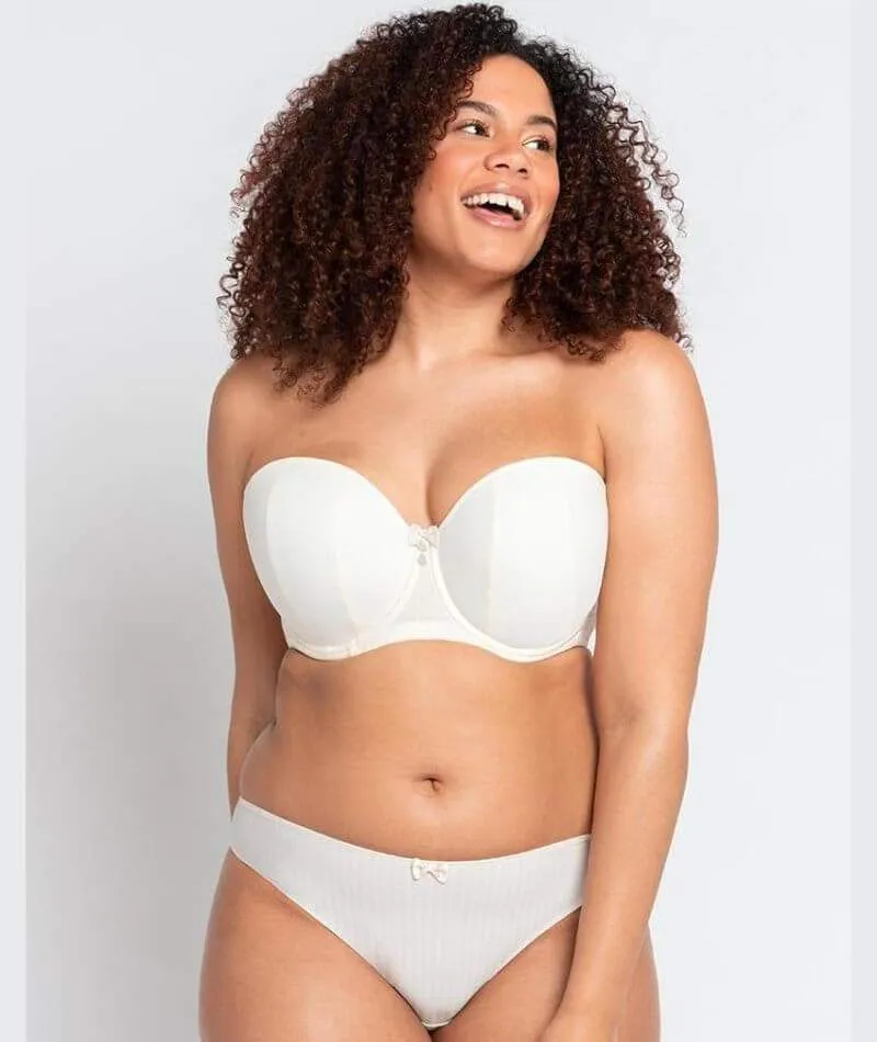 Curvy Kate Luxe Strapless Bra - Ivory