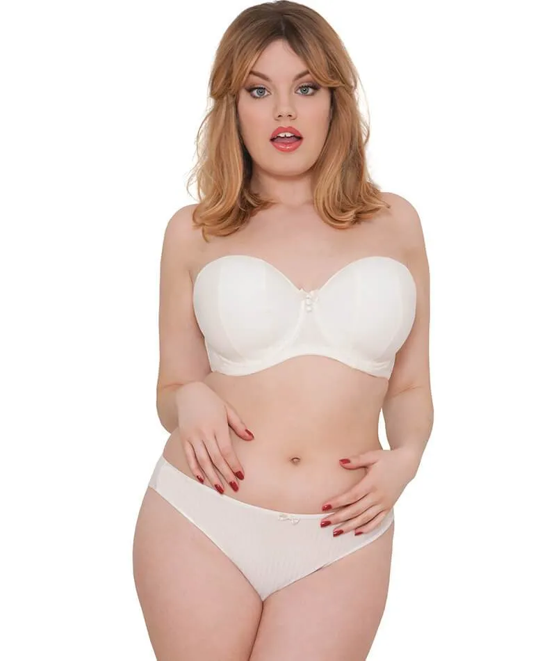 Curvy Kate Luxe Strapless Bra - Ivory