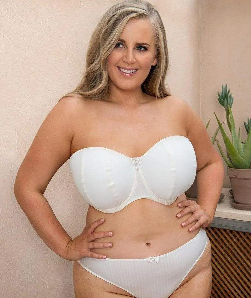 Curvy Kate Luxe Strapless Bra - Ivory