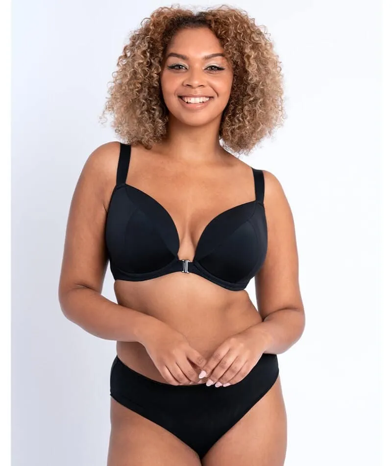 Curvy Kate Superplunge Kiss Padded Plunge Bra - Black