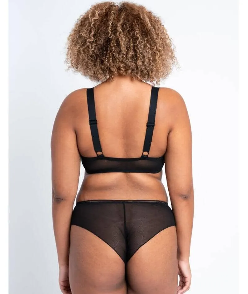Curvy Kate Superplunge Kiss Padded Plunge Bra - Black