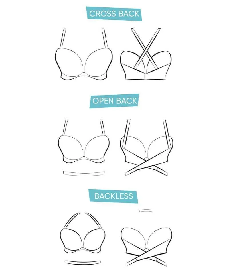 Curvy Kate SuperPlunge Multiway Plunge Bra - Black