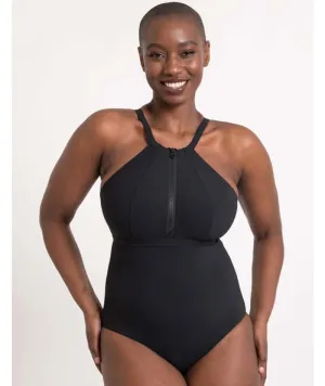 Curvy Kate Zip Tide Wire Free Multiway One Piece Swimsuit - Black