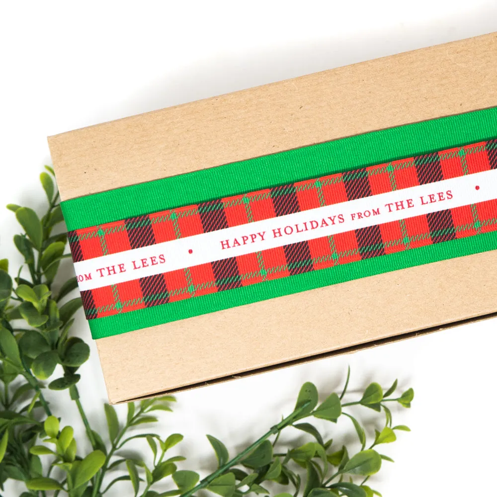 Customized Christmas Plaid