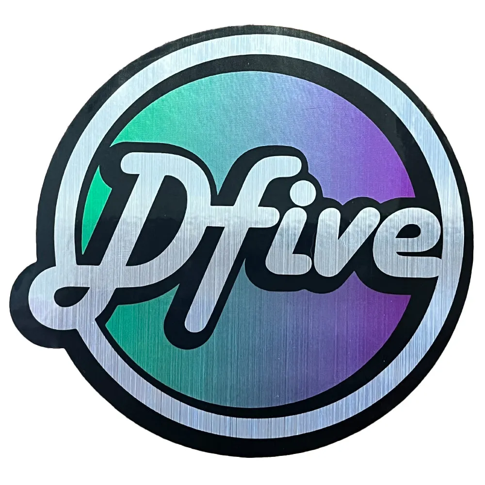 D5 METALLIC BISCUIT STICKER 13cm