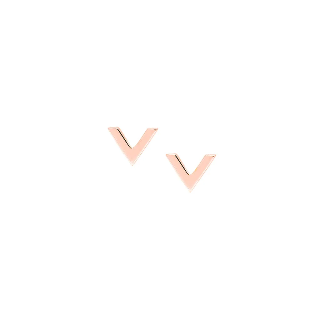 Dagger Studs | Rose Gold