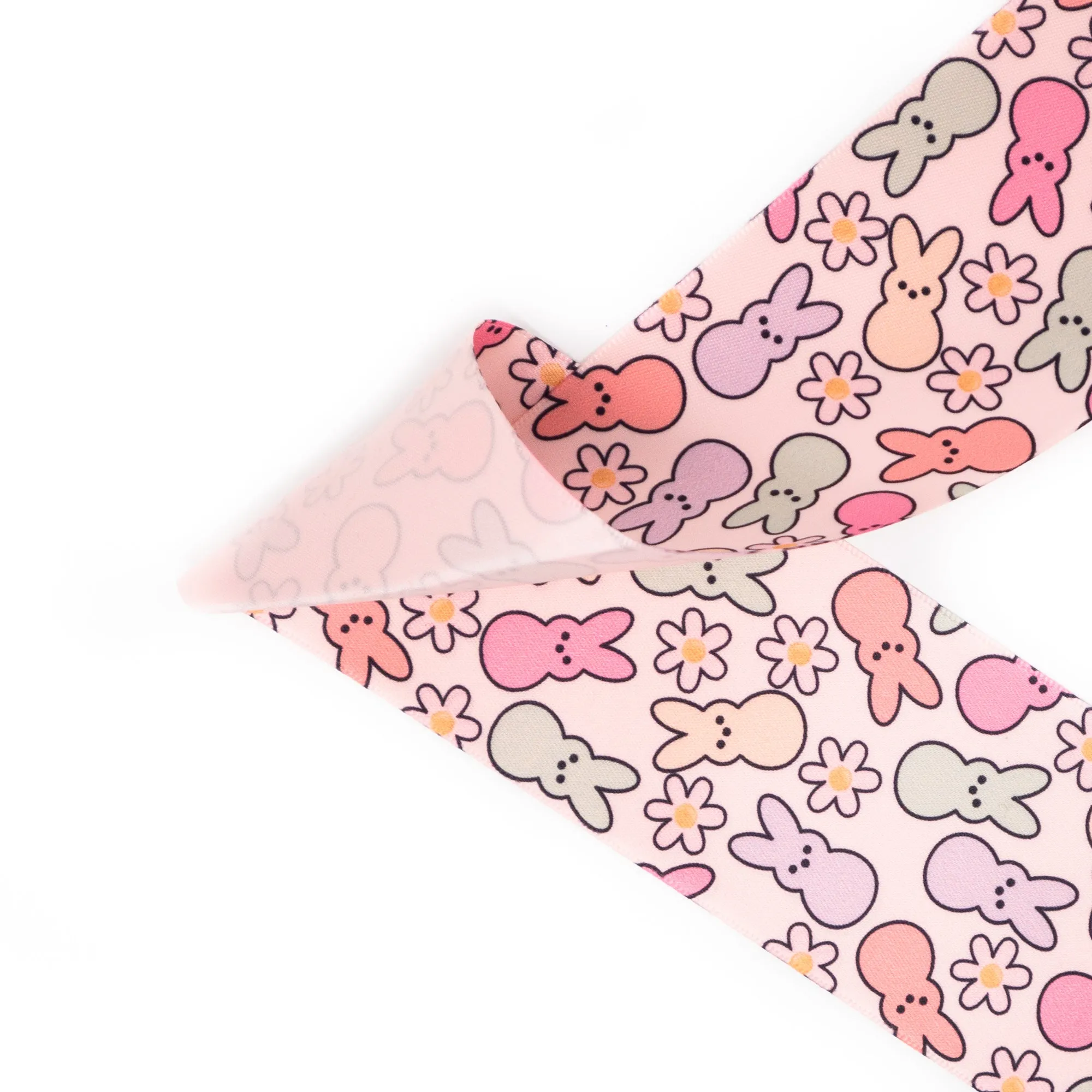 Daisy Bunnies Printed Satin