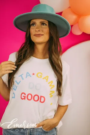 Delta Gamma PR Do Good Colorful Tee