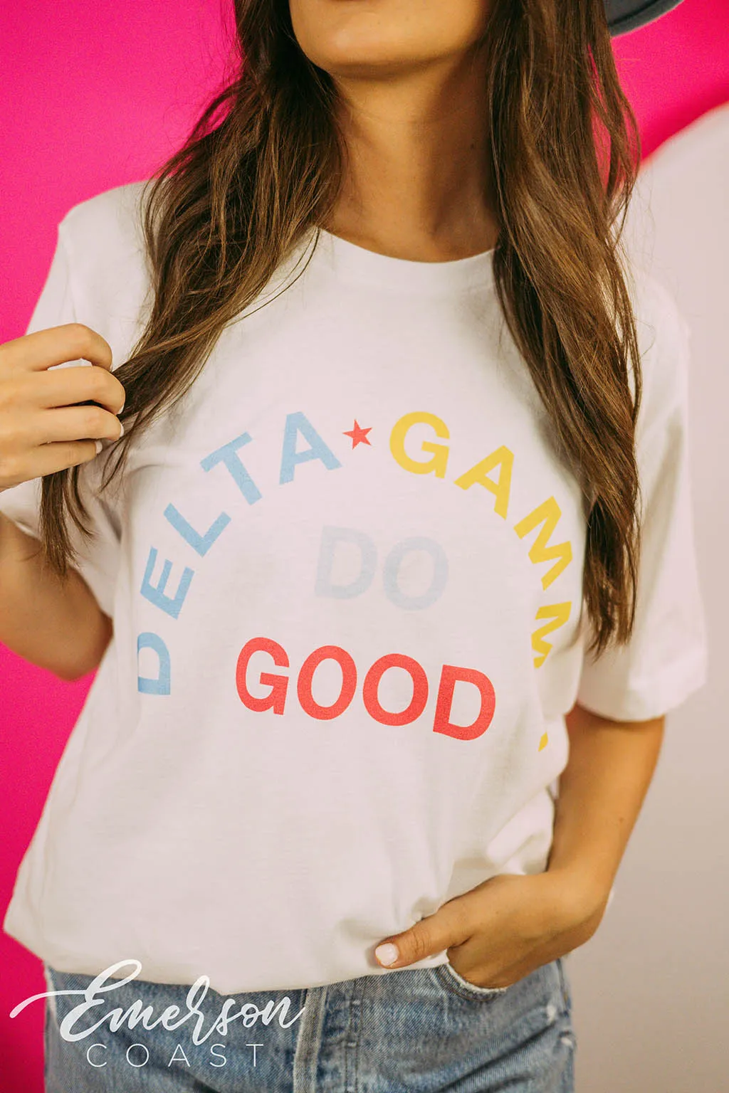 Delta Gamma PR Do Good Colorful Tee