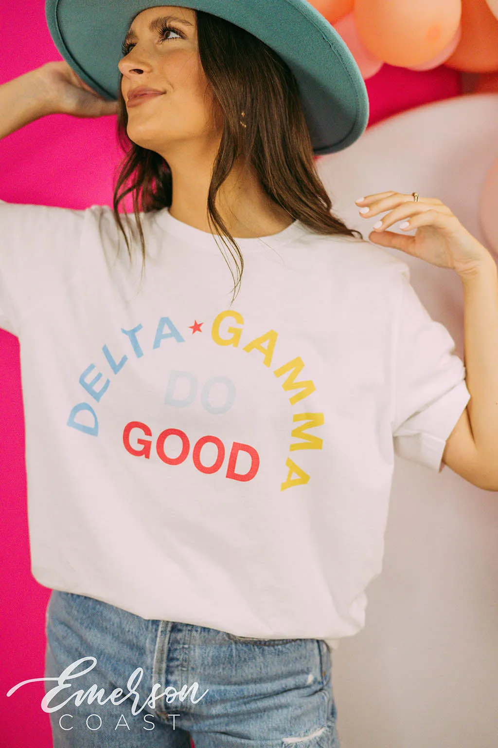 Delta Gamma PR Do Good Colorful Tee