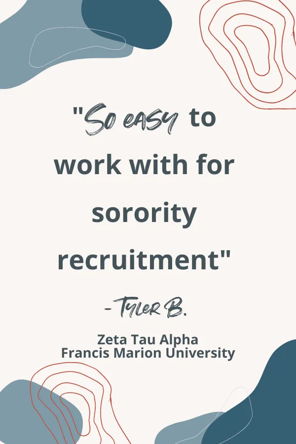 Delta Zeta Colorful Recruitment Tee