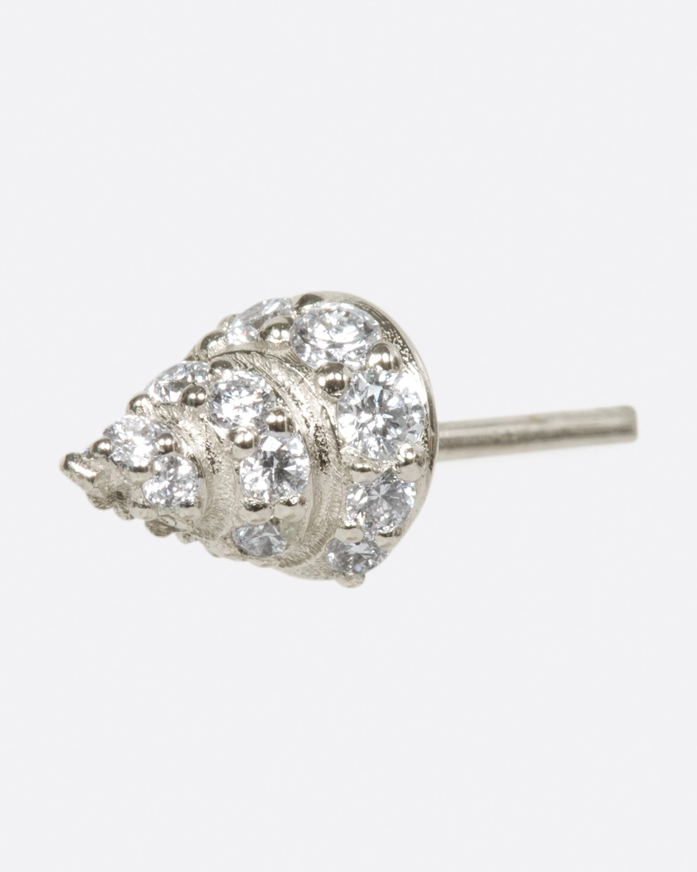 Diamond Conical Shell Stud