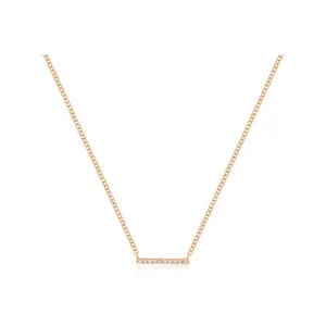 Diamond Mini Bar Necklace