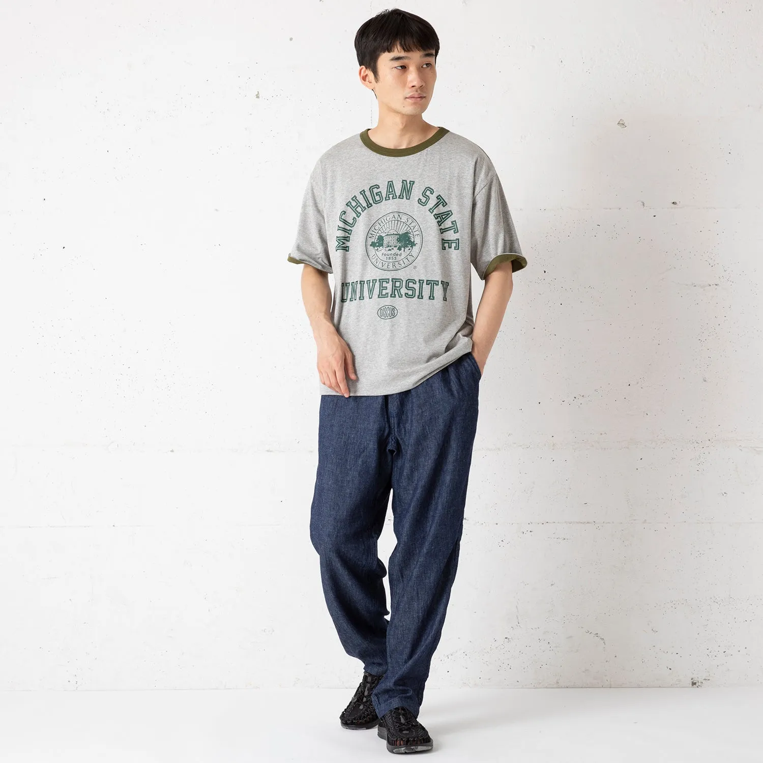 DISCUS Athletic | ディスカスアスレチック　Begin別注 リバーシブルカレッジTシャツ MICHIGAN