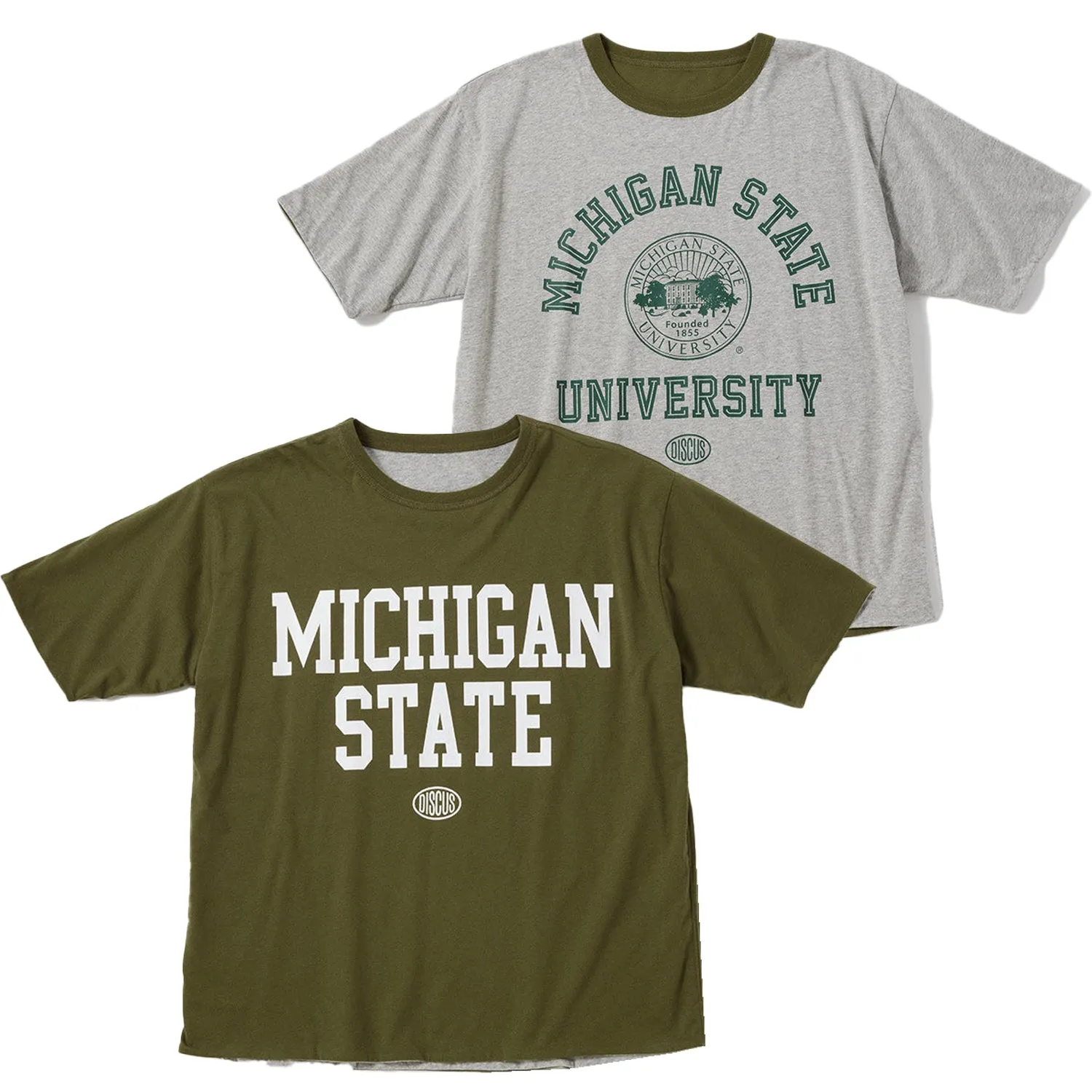 DISCUS Athletic | ディスカスアスレチック　Begin別注 リバーシブルカレッジTシャツ MICHIGAN